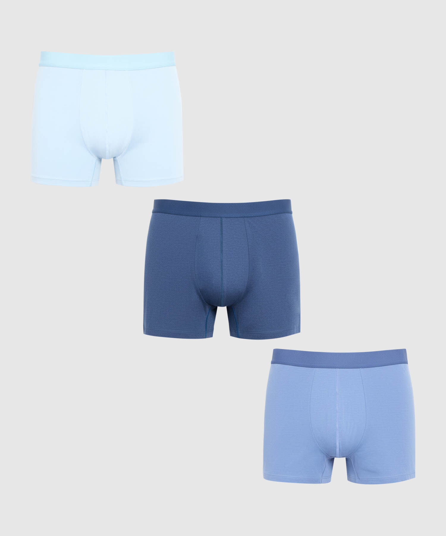 Set x3 B&oacute;xers Cl&aacute;sicos para Hombre