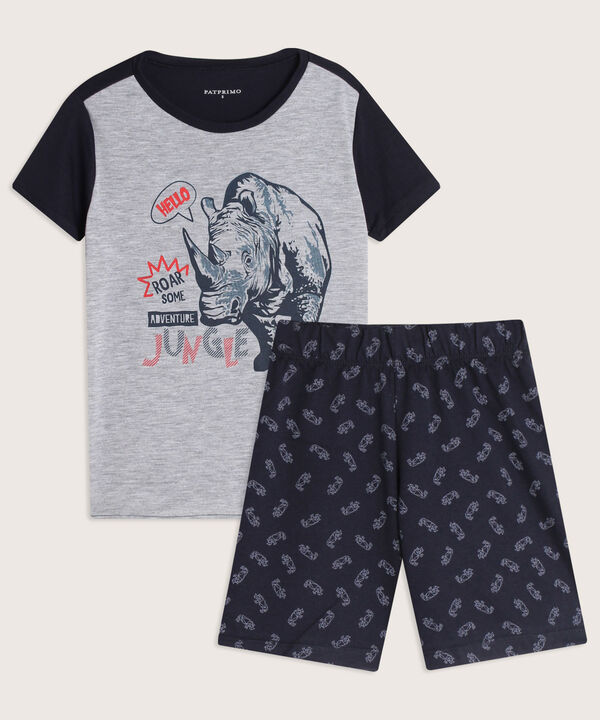 Pijama Camiseta Estampada Y Short