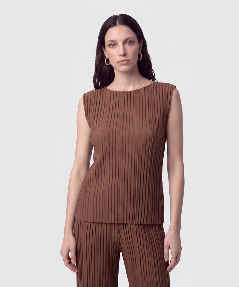 Blusa Textura Plisada para Mujer