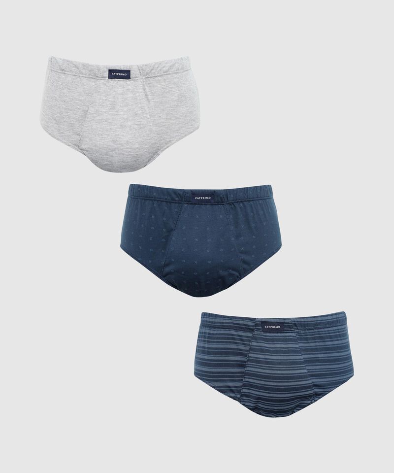 Pack X 3 Pantaloncillos Cl&aacute;sicos En Algod&oacute;n 