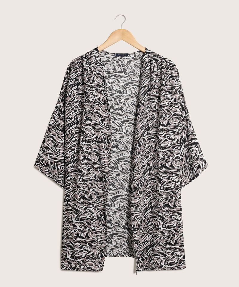 Saco Estampado Tipo Kimono