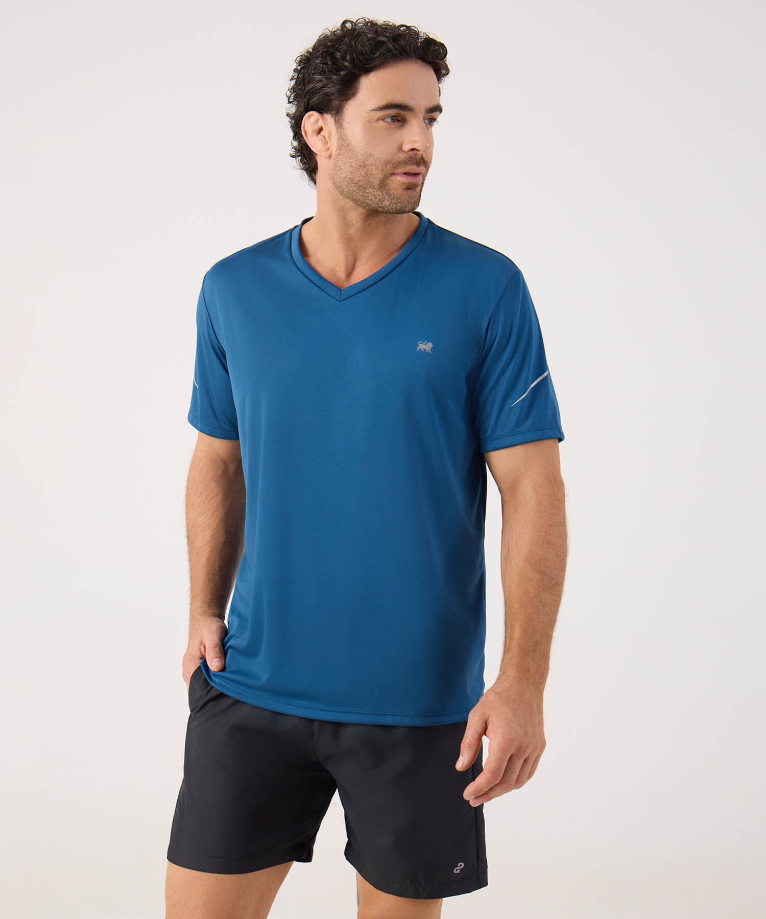 Camiseta Con Textura Para Hombre