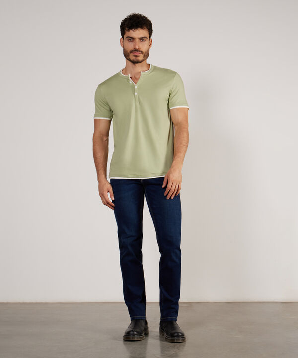 Jean Rimo Masculino Jean Regular Clásica Tono Azul Oscuro image number null