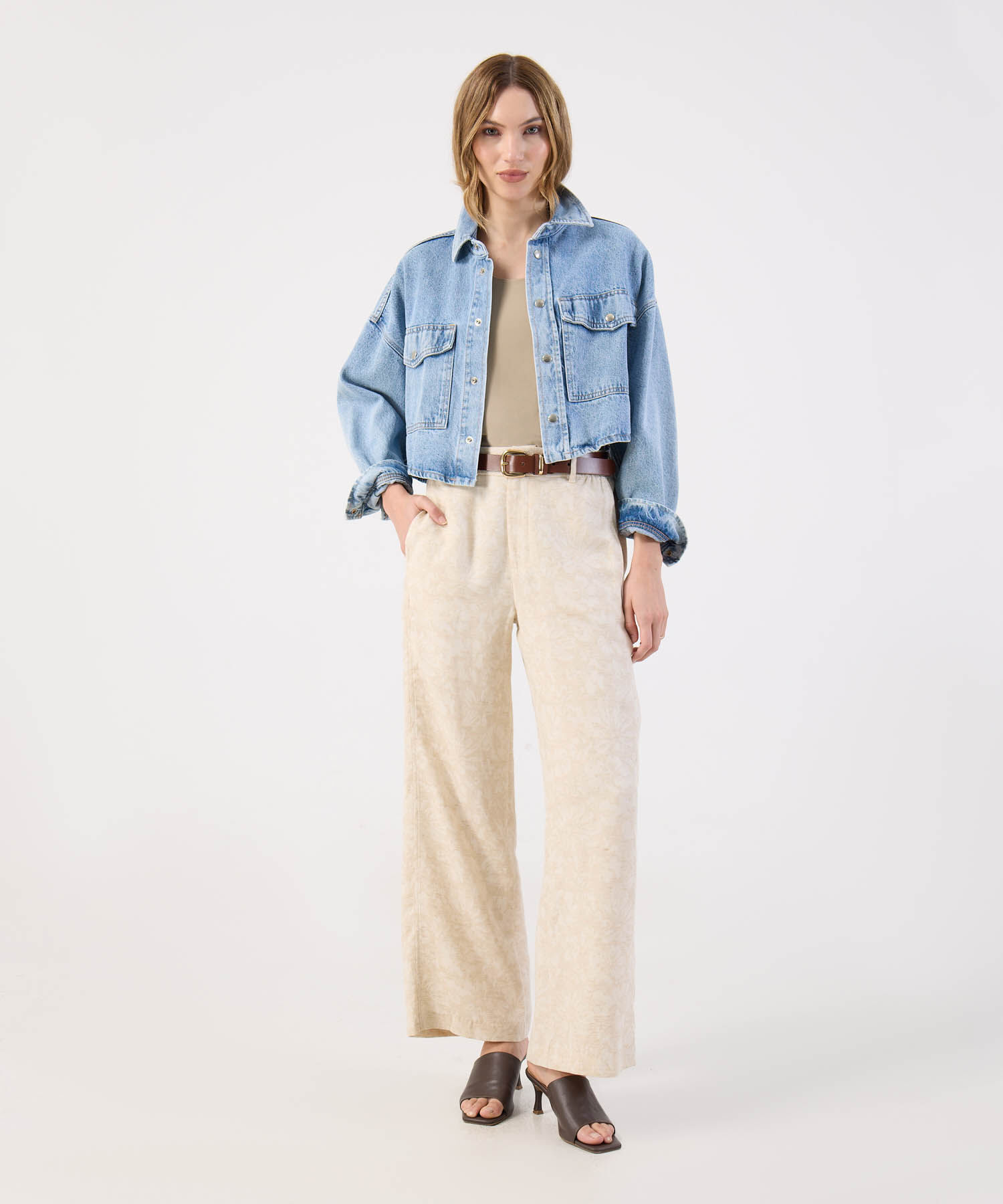 Camiseta Para Mujer Sin Mangascon Escote Redondo 