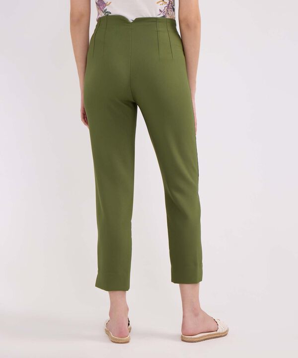 Pantalon Tiro Alto Unicolor