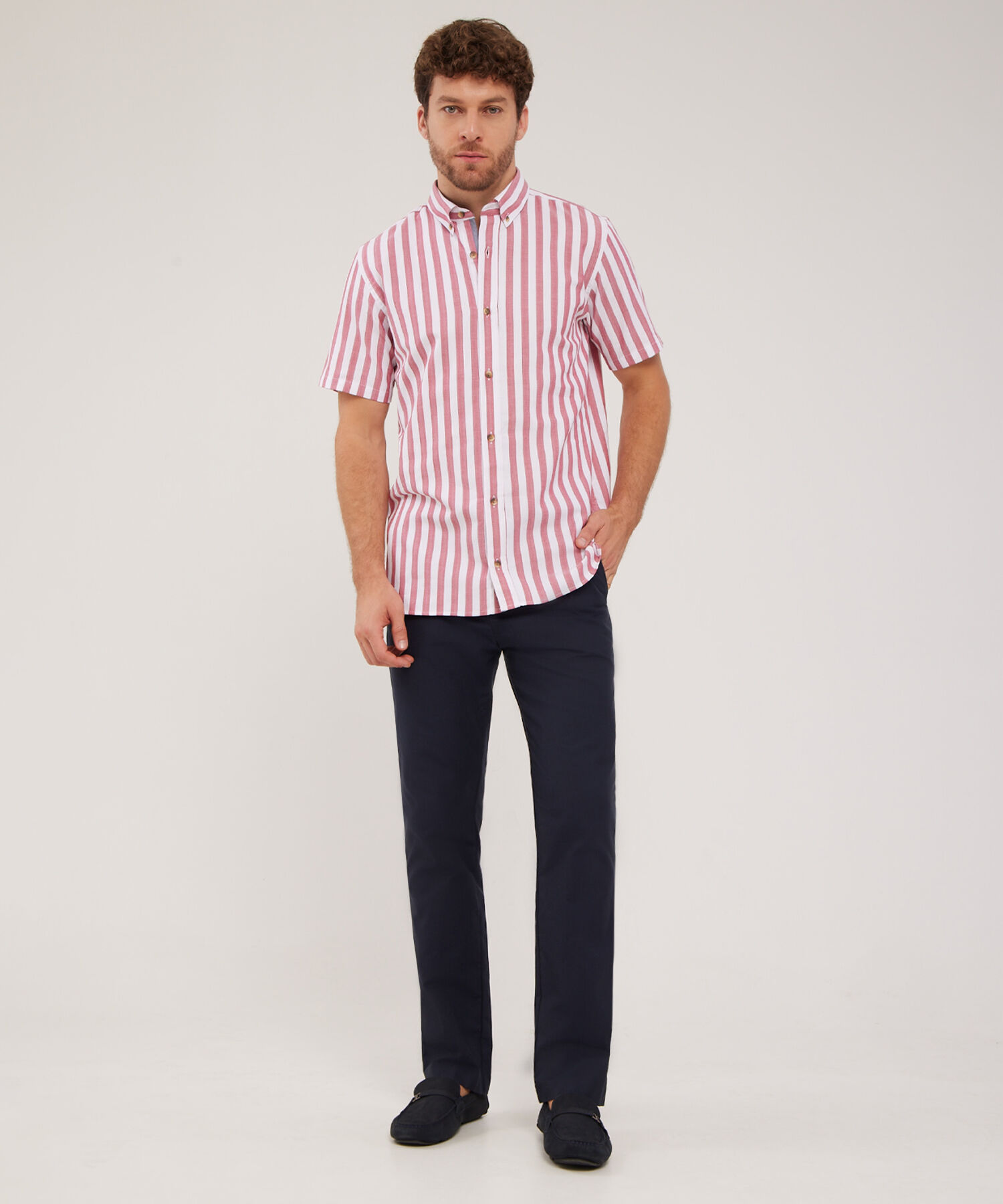 Camisa Manga Corta  Rayas