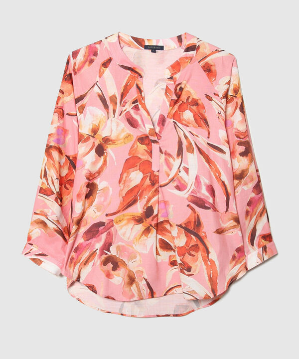 Blusa Cuello Neru Estampada