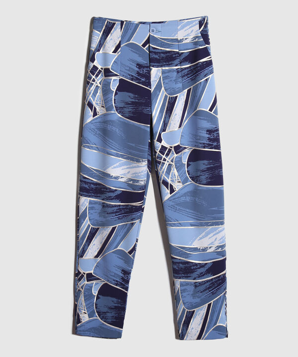 Pantalon Tiro Alto Estampado