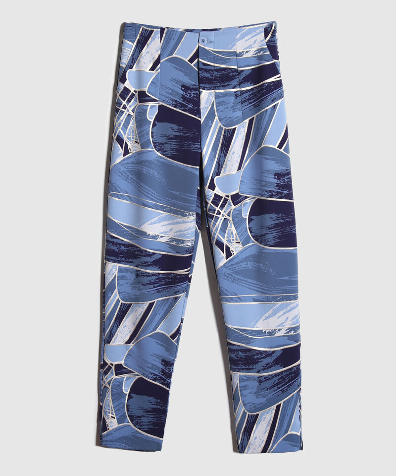 Pantalon Tiro Alto Estampado