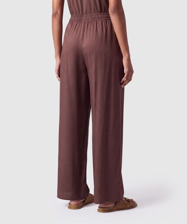 Pantal&oacute;n Fluido Con Cord&oacute;n Ajustable Para Mujer