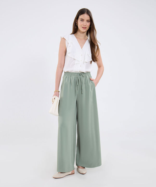 Blusa Unicolor Con Boleros image number null