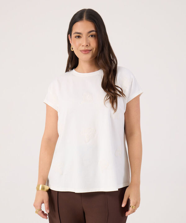 Camiseta Texturizada Para Mujer Curvy image number null