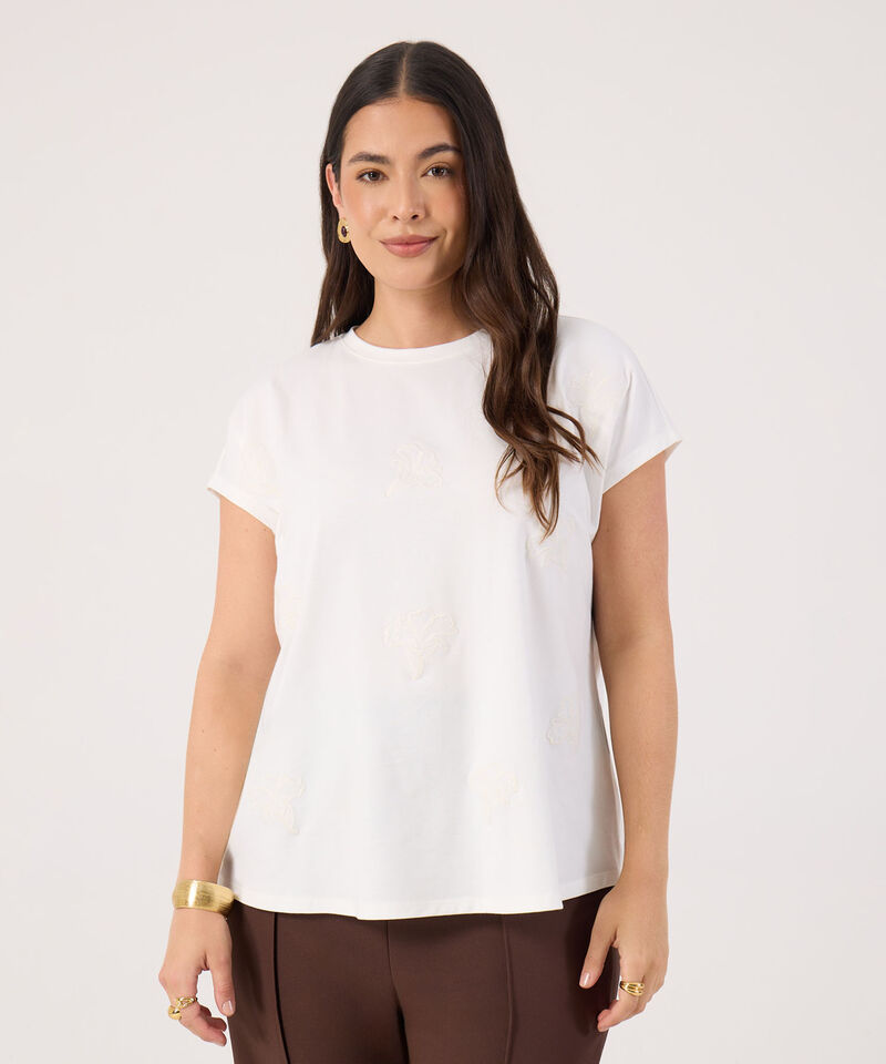 Camiseta Texturizada Para Mujer Curvy