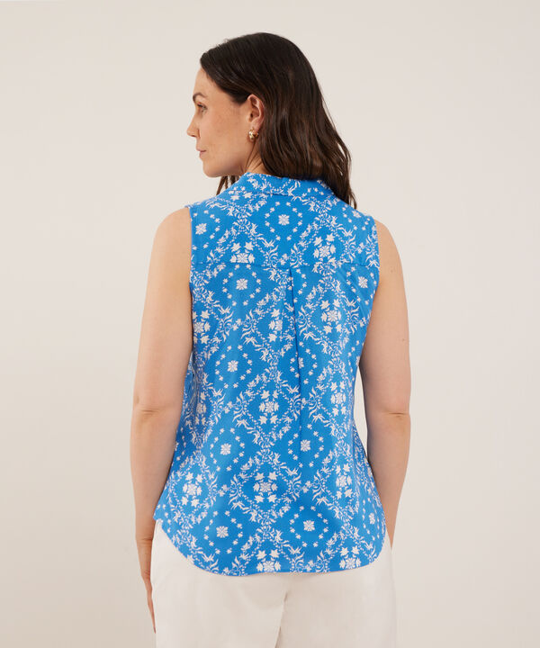 Camisa Manga Sisa Estampada image number null