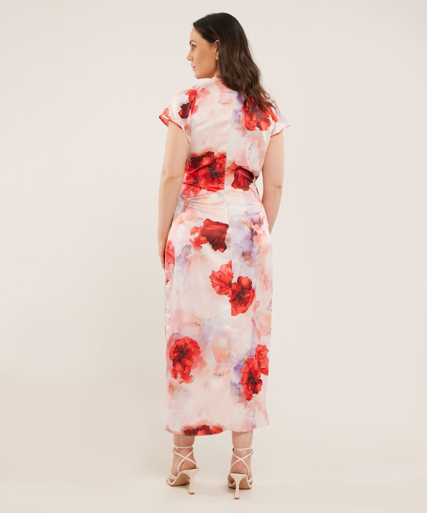 Vestido Manga Corta Estampado