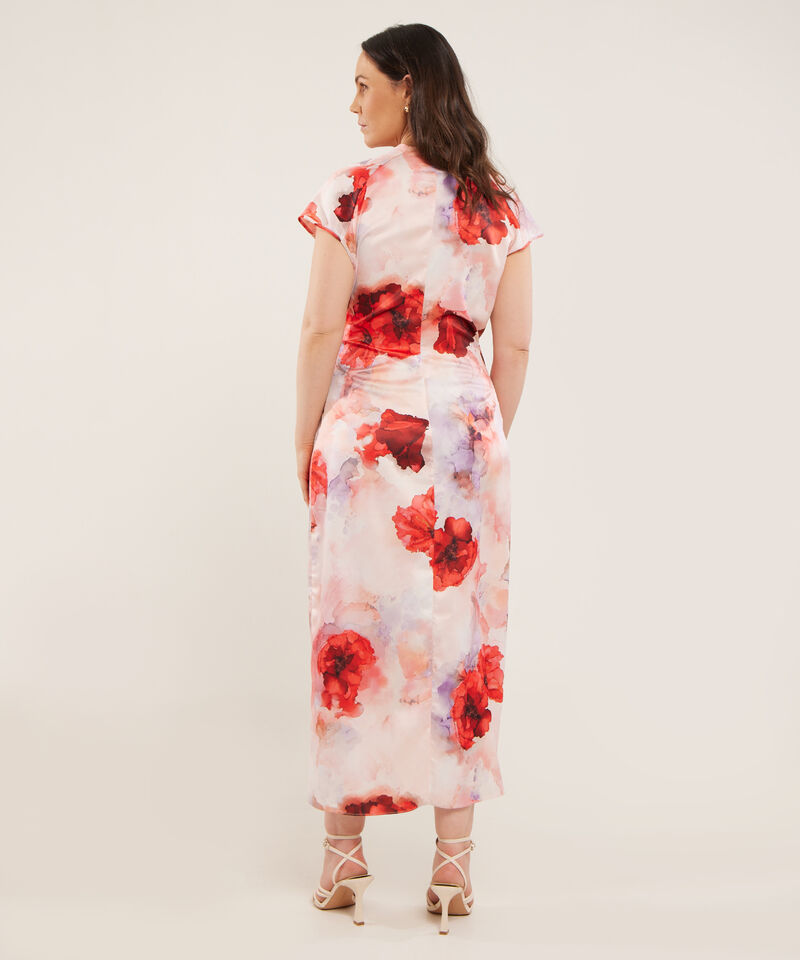 Vestido Manga Corta Estampado