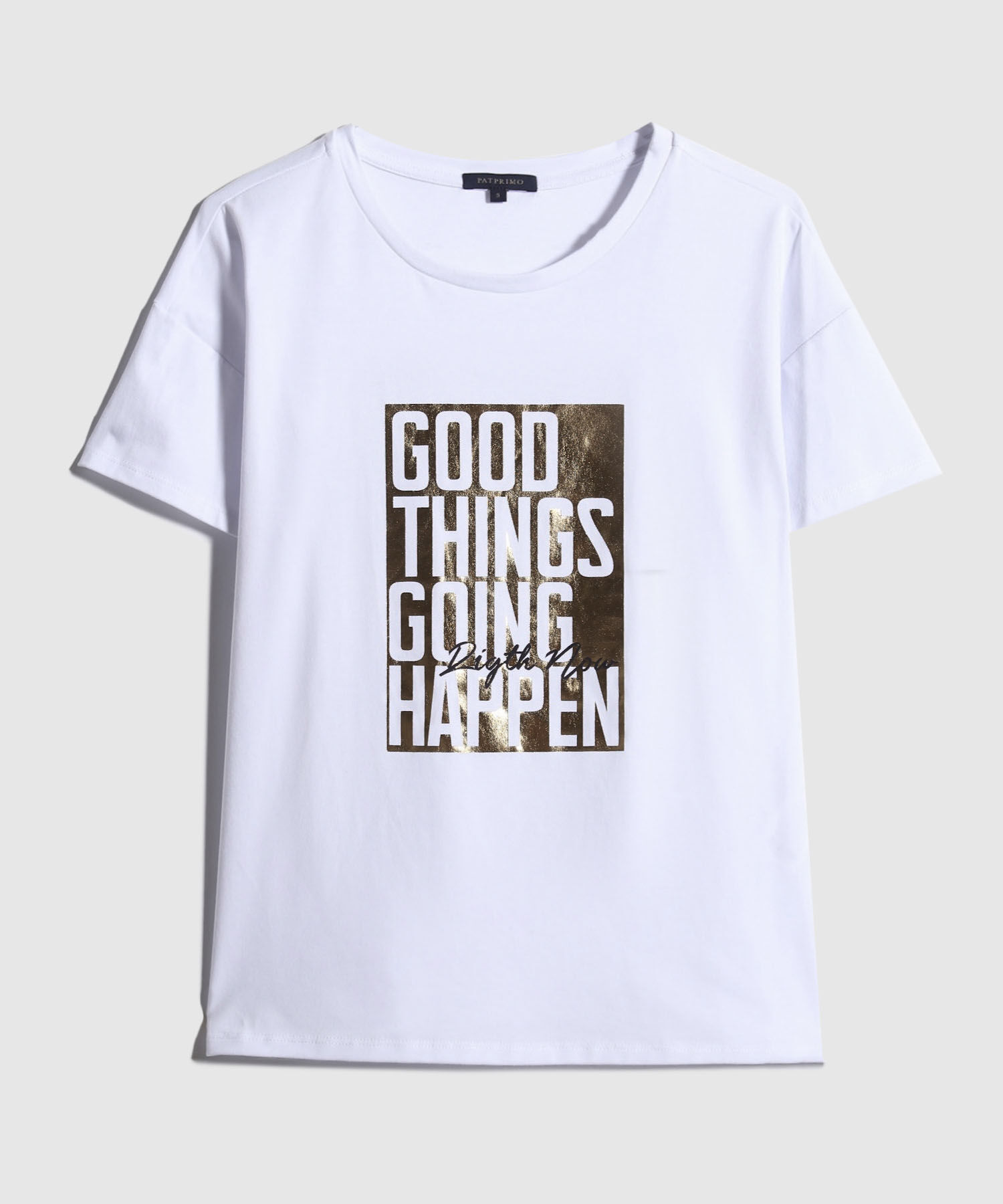 Camiseta Manga Corta Corrida Con Screen En Frente