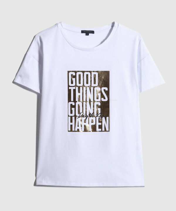 Camiseta Manga Corta Corrida Con Screen En Frente