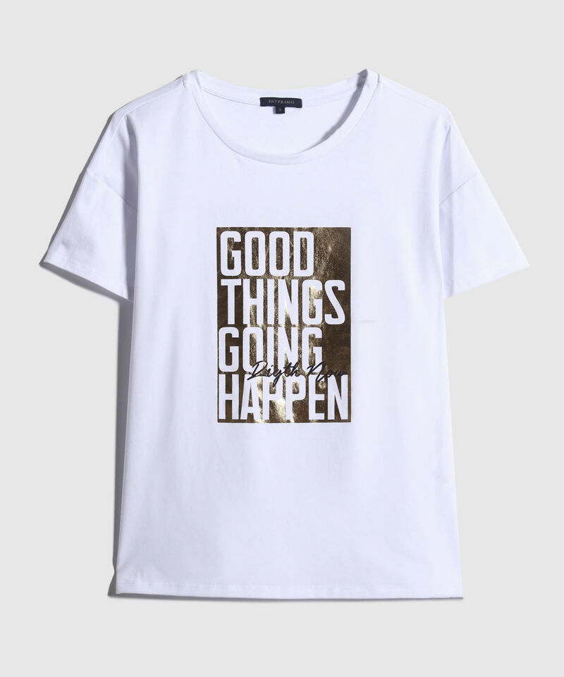 Camiseta Manga Corta Corrida Con Screen En Frente