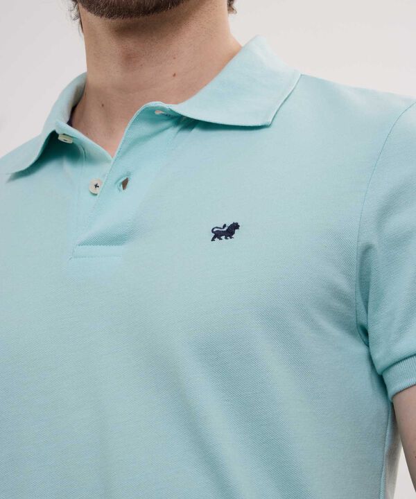 Polo Tejido Unicolor Cuello Y Puños Tejidos,Sin Bolsillo Con Hiladillo.