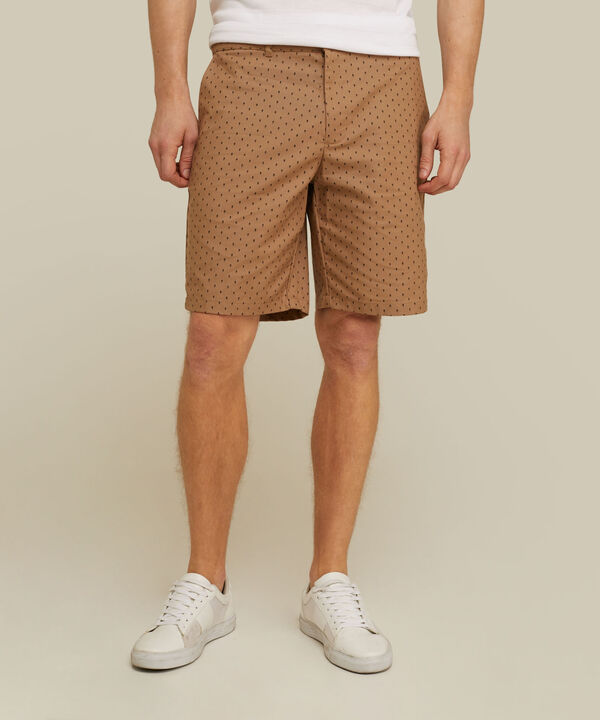 Bermuda Estampada Miniprint Café image number null