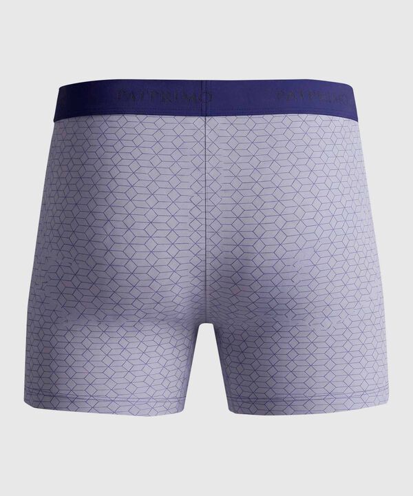 B&oacute;xer Ajustado Estampado Para Hombre