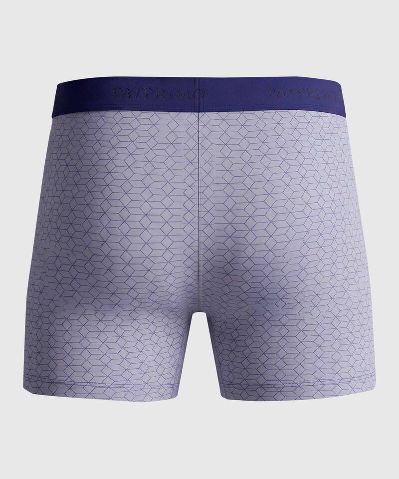 B&oacute;xer Ajustado Estampado Para Hombre