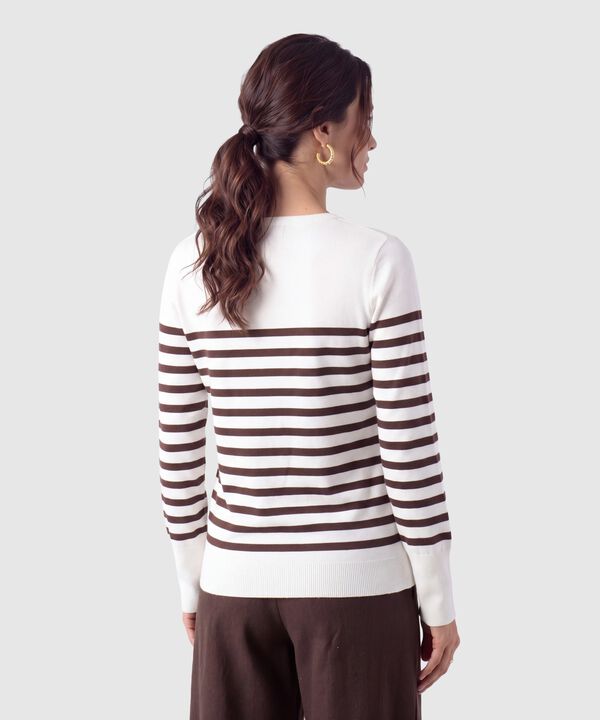 Saco Tejido Botones Pu&ntilde;o Para Mujer