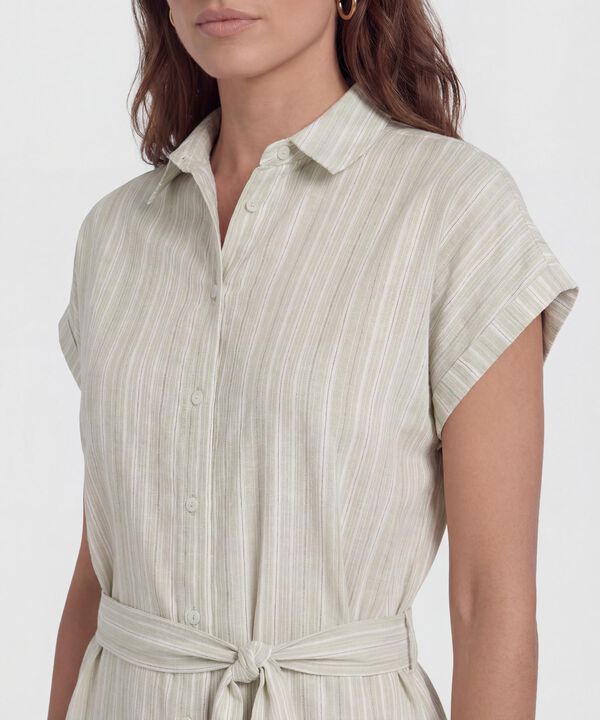 Vestido Camisero con Cintur&oacute;n para Mujer