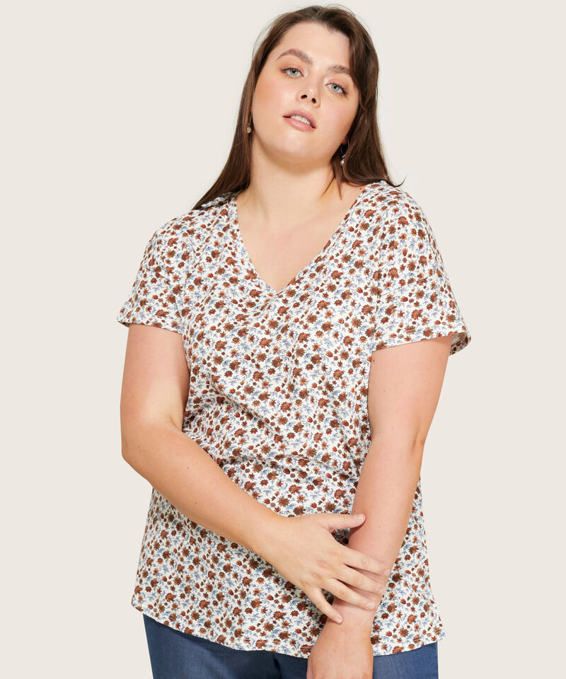 Camiseta Manga Corta Cuello V