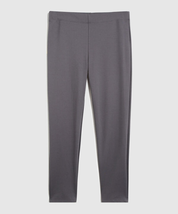 Leggings Unicolor Con Pretina Ancha  image number null