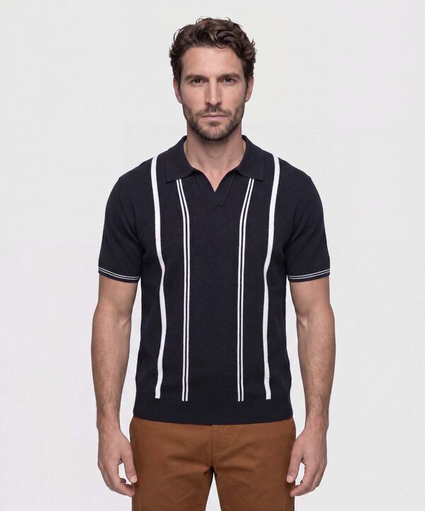 Polo con Cuello V para Hombre