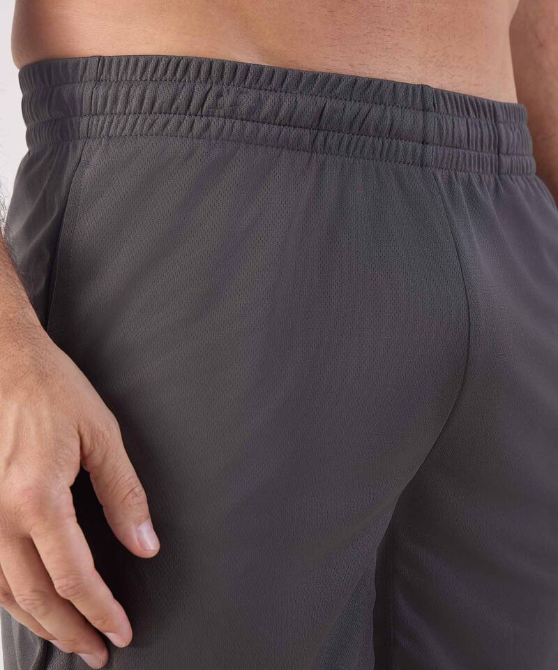 Bermuda Punto Unicolor Con Bolsillos