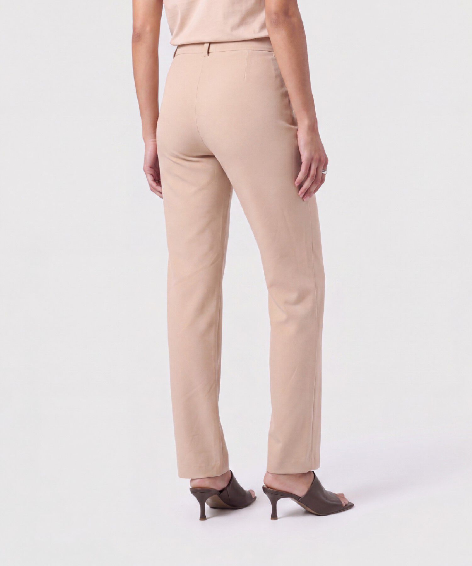 Pantalon Clasico Unicolor 