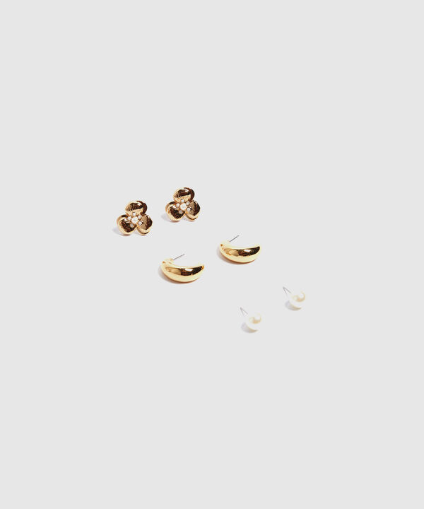 Aretes Set X 3 Para Mujer image number null