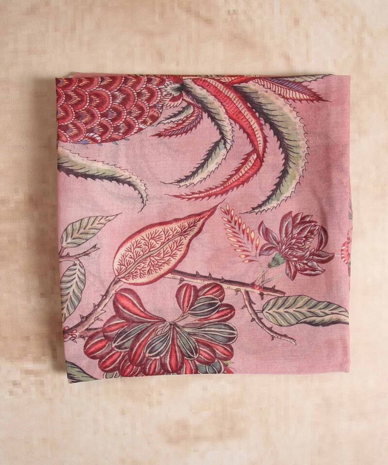 Bufanda Pareo Salmon De 128X128Cm, Campa&ntilde;a Especial Beatriz Camacho