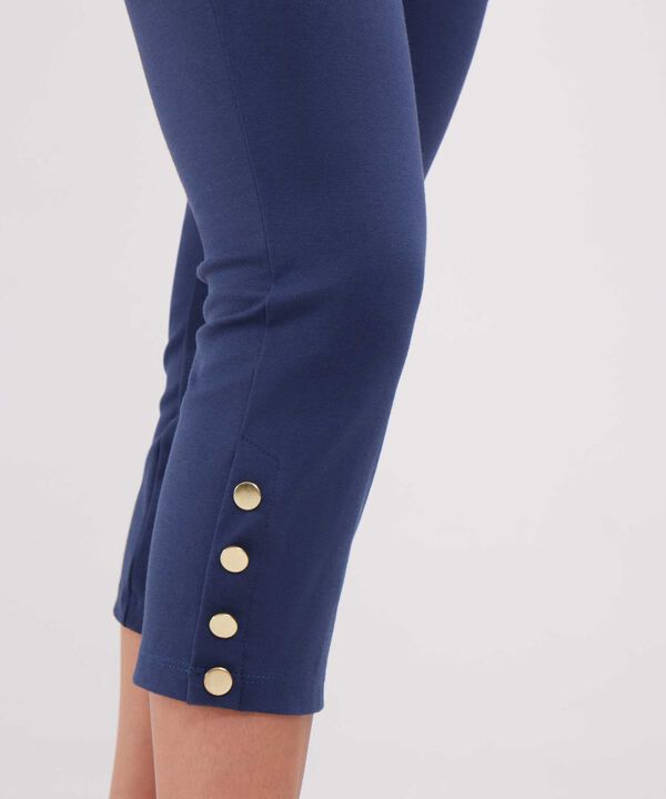 Leggins Unicolor Con Botones Decorativos image number null