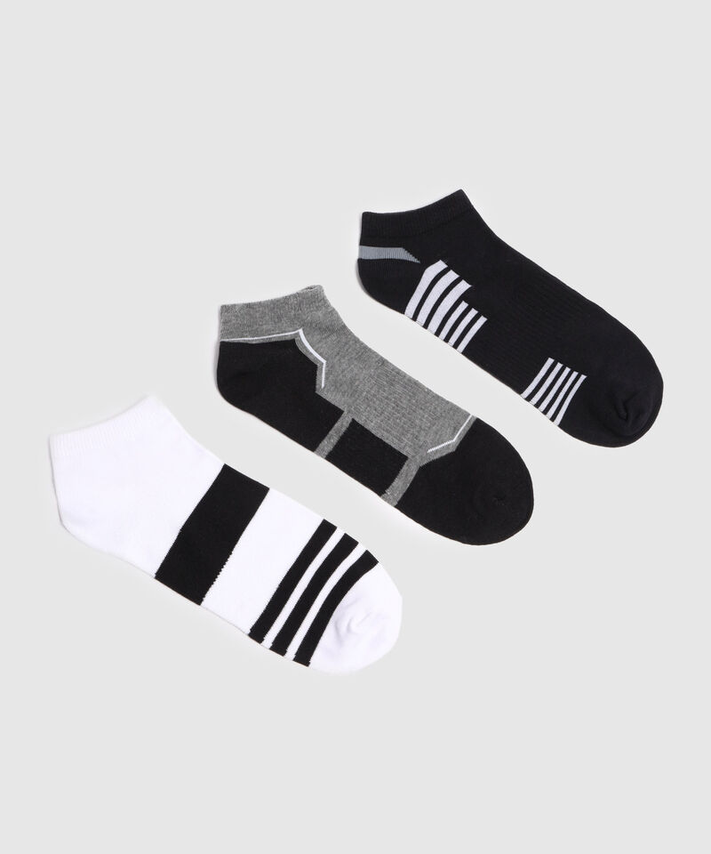 Pack X3 Medias Invisibles Estampadas