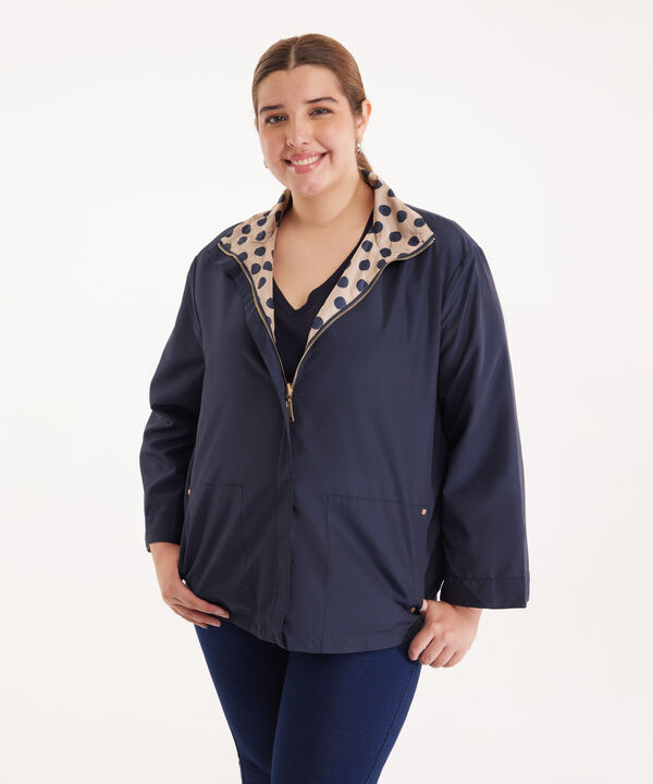 Chaqueta Doble Faz Manga Larga