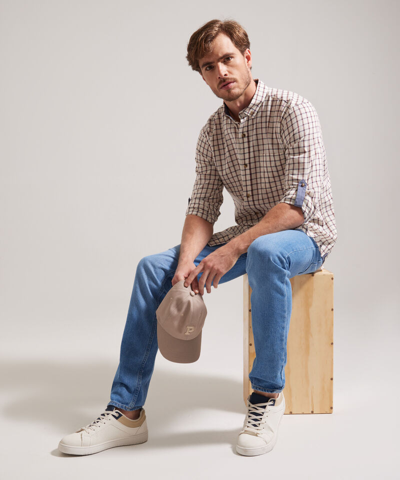 Camisa Manga Larga Button Down