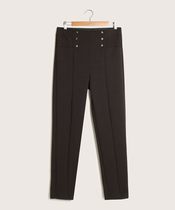 Leggings Con Broches Sobrepuestos