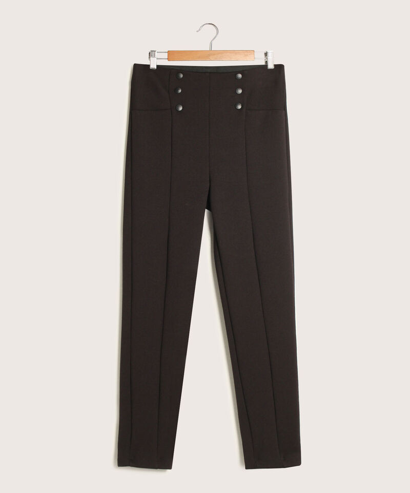 Leggings Con Broches Sobrepuestos