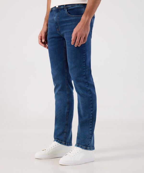 Jeans Regular Con Cinco Bolsillos Para Hombre image number null