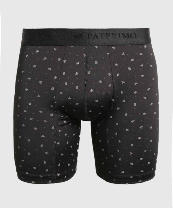 B&oacute;xer Medio Estampado En Microfibra 