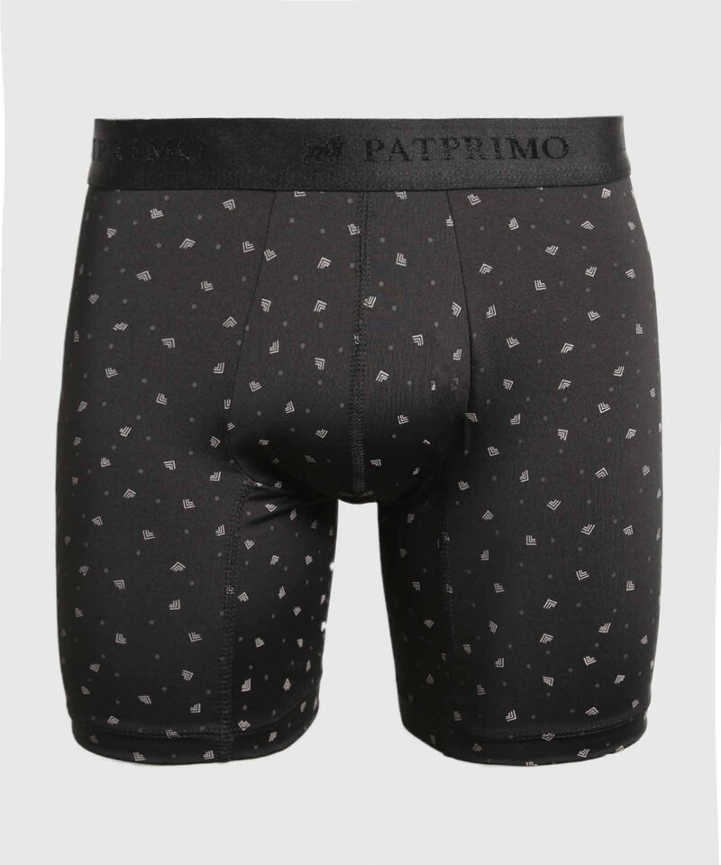 B&oacute;xer Medio Estampado En Microfibra 