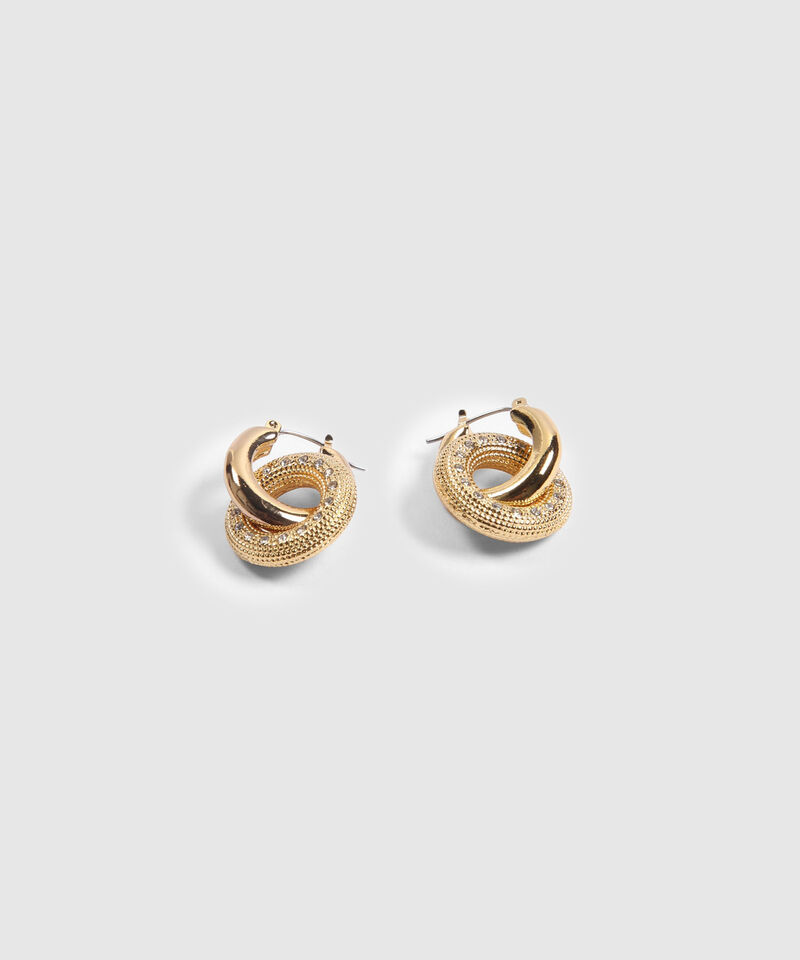 Aretes Circulares Dorados