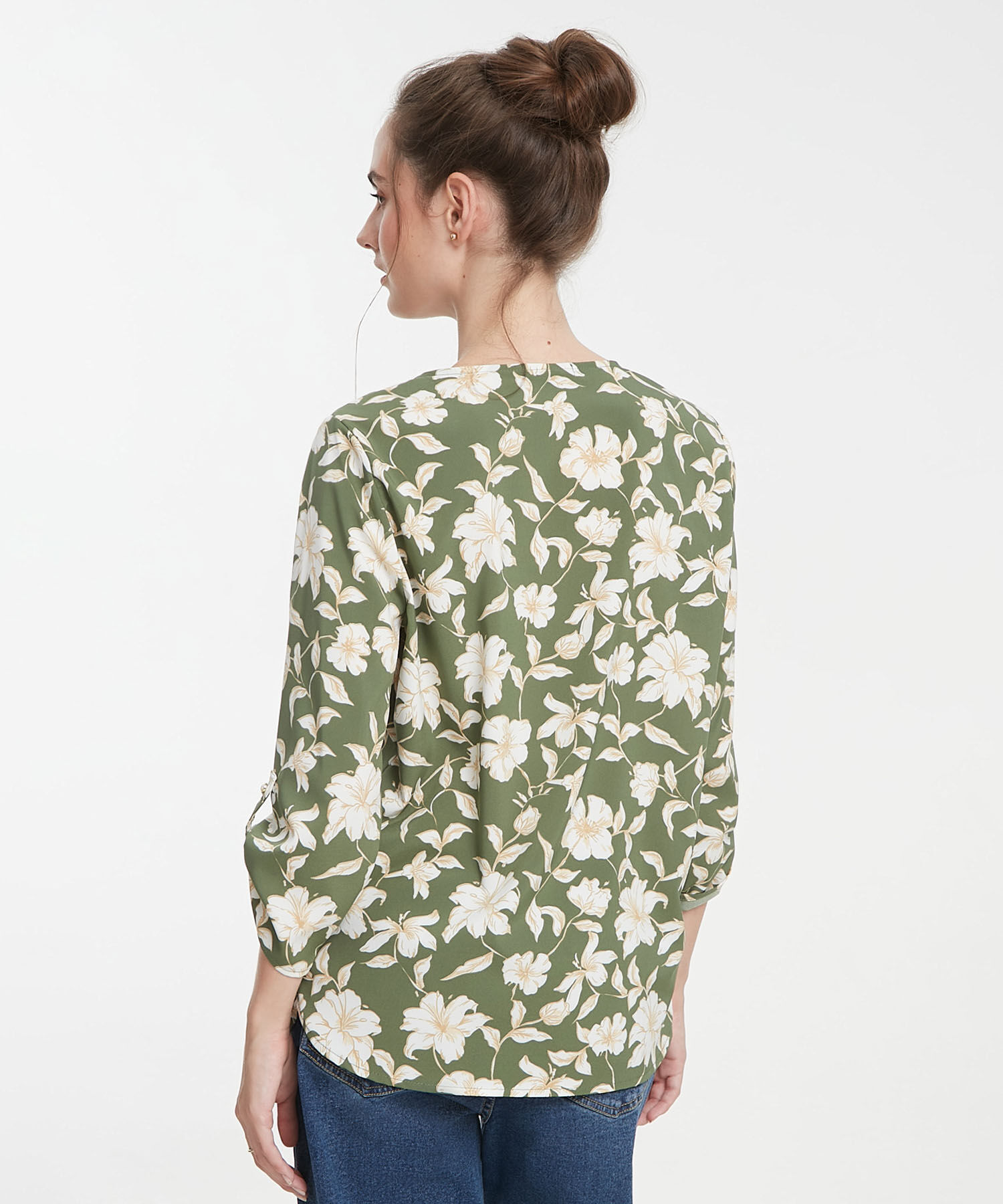 Blusa Manga 3/4 Estampada