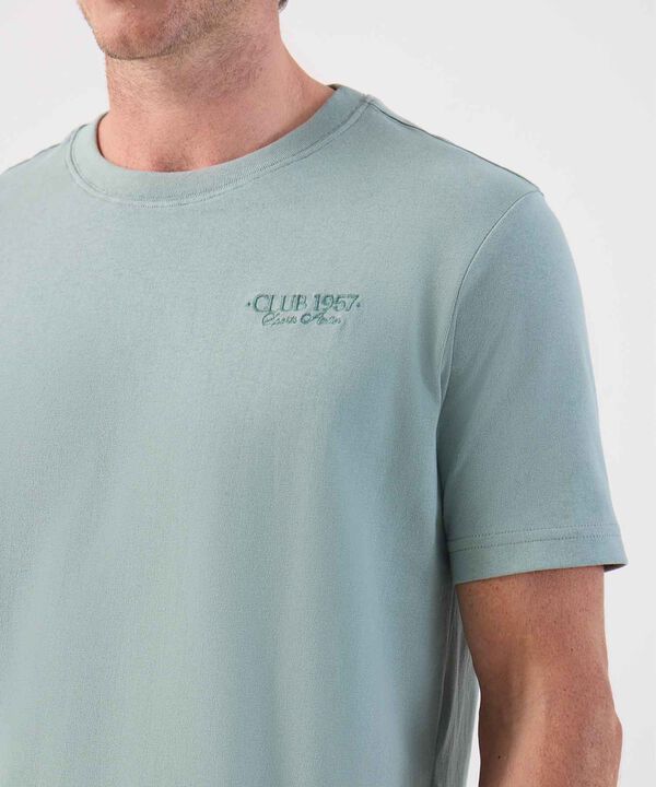 Camiseta de Algodón Básico para Hombre con Estampado image number null