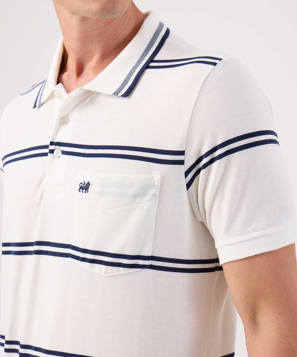 Polo Cuello Tejido A Rayas image number null