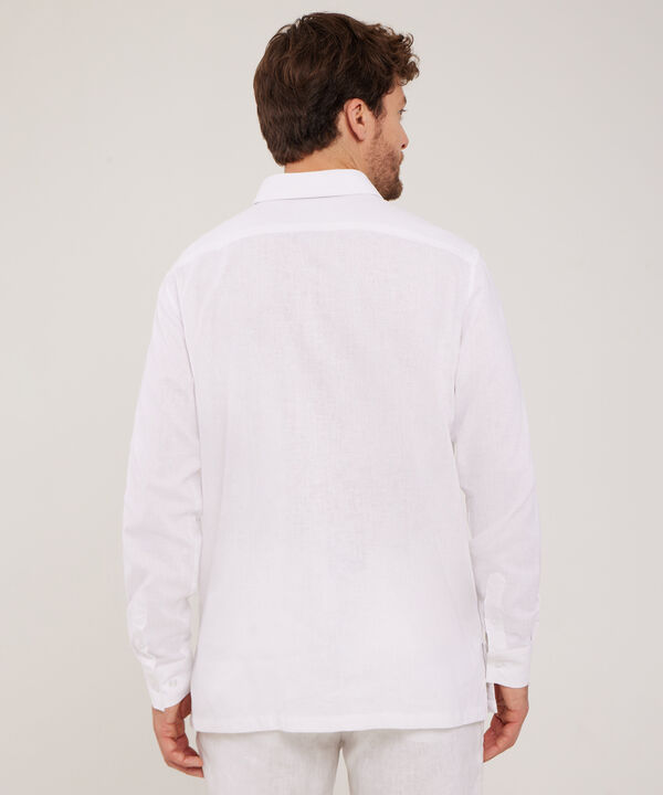 Camisa Guayabera Manga Larga Con Bordado Cuello Casual Max image number null